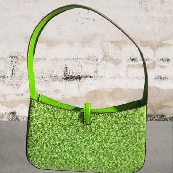 Michael Kors Green Shoulder Bag - Picture 3 of 7